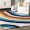 Nuloom Ela Half Rainbow Shag Area Rug 2ft 6in x 6ft OZEZ09A-2606 - alternate 5